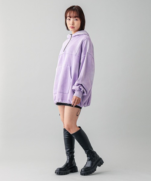X-girl（エックスガール）の「SWEAT ANORAK PARKA（パーカー）」 - WEAR