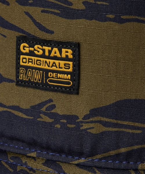 G-STAR(ジースター)の「ORIGINALS BUCKET HAT/タイガーカモ柄バケットハット(ハット・メンズ・タイガーカモ・MEDIUM)」の5枚目の写真