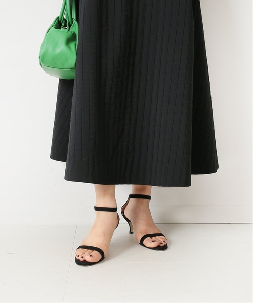 NEBULONI E（ネブローニ）の「【NEBULONI E. /ネブローニ】スエード1ストヒール：サンダル（サンダル・レディース・ブラック・36/37/38/39/35）」の4枚目の写真