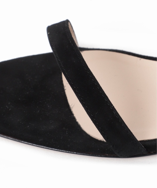 NEBULONI E（ネブローニ）の「【NEBULONI E. /ネブローニ】スエード1ストヒール：サンダル（サンダル・レディース・ブラック・36/37/38/39/35）」の13枚目の写真