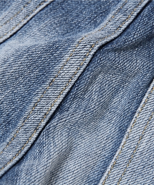 Denime（ドゥニーム）の「【MadeInJapan】DENIM SHORT PANTS/デニムショートパンツ（デニムパンツ・レディース・ホワイト/ライトインディゴブルー・MEDIUM/X-SMALL/SMALL）」の8枚目の写真