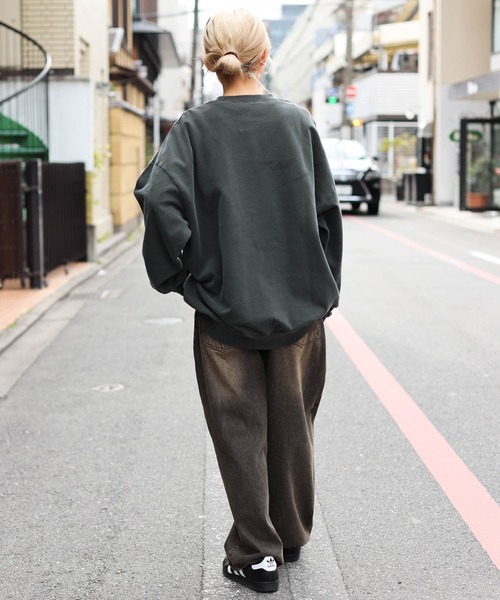 SPINNS（スピンズ）の「【ユニセックスで着用可能】ピグメント裏毛