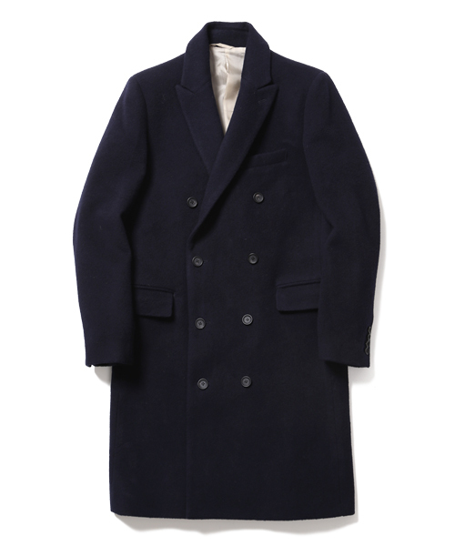 BEAMS（ビームス）の「VAPORIZE / ビーバー ウール コート（チェスターコート・メンズ・ネイビー/ブラック・LARGE/MEDIUM/SMALL）」の2枚目の写真