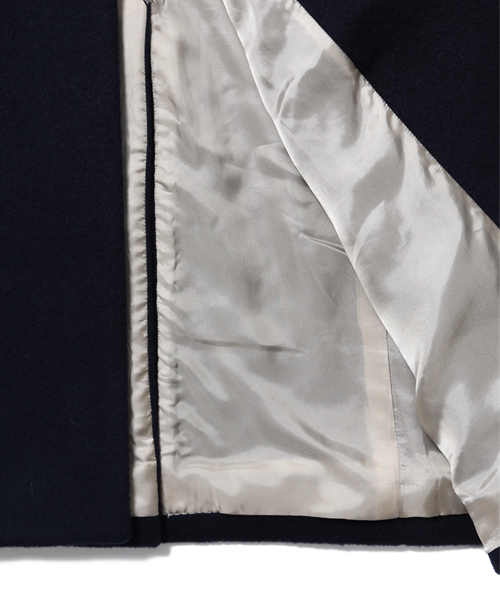 BEAMS（ビームス）の「VAPORIZE / ビーバー ウール コート（チェスターコート・メンズ・ネイビー/ブラック・LARGE/MEDIUM/SMALL）」の5枚目の写真