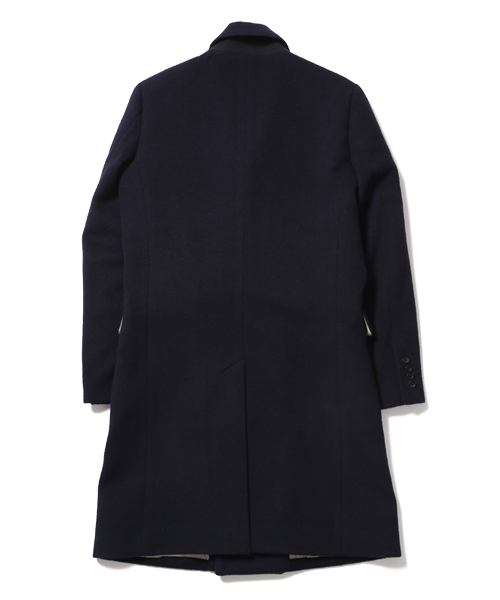 BEAMS（ビームス）の「VAPORIZE / ビーバー ウール コート（チェスターコート・メンズ・ネイビー/ブラック・LARGE/MEDIUM/SMALL）」の6枚目の写真