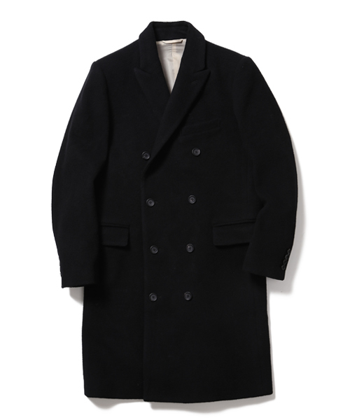 BEAMS（ビームス）の「VAPORIZE / ビーバー ウール コート（チェスターコート・メンズ・ネイビー/ブラック・LARGE/MEDIUM/SMALL）」の7枚目の写真