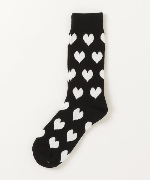BOHEMIANS（ボヘミアンズ）の「BOHEMIANS/ボヘミアンズ　HEART SOCKS ハートソックス　ウィメンズ（ソックス/靴下・レディース・グレー/ナチュラル/ブラック/チャコールグレー/ホワイト・F）」の6枚目の写真