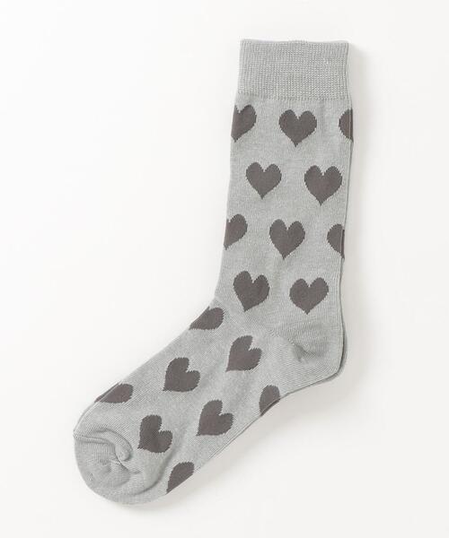 BOHEMIANS（ボヘミアンズ）の「BOHEMIANS/ボヘミアンズ　HEART SOCKS ハートソックス　ウィメンズ（ソックス/靴下・レディース・グレー/ナチュラル/ブラック/チャコールグレー/ホワイト・F）」の9枚目の写真