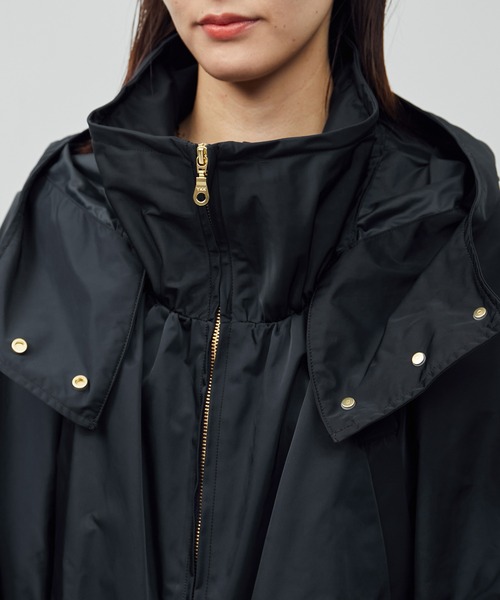 ROPE'（ロペ）の「ギャザーマウンテンパーカー【雑誌掲載】（マウンテンパーカー・レディース・グレー/ネイビー・36/38）」の12枚目の写真