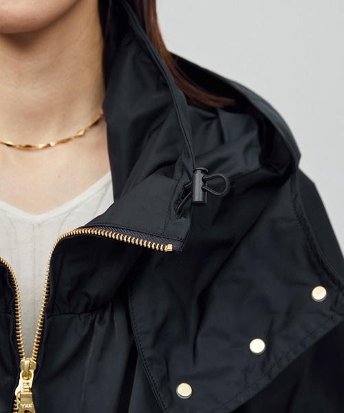 ROPE'（ロペ）の「ギャザーマウンテンパーカー【雑誌掲載】（マウンテンパーカー・レディース・グレー/ネイビー・36/38）」の14枚目の写真