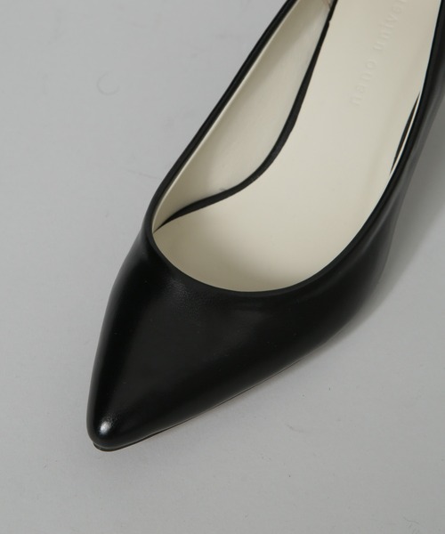 NANO universe（ナノユニバース）の「ローヒールパンプス（パンプス・レディース・ベージュ/ブラック/ライトグリーン・37/36/38）」の9枚目の写真