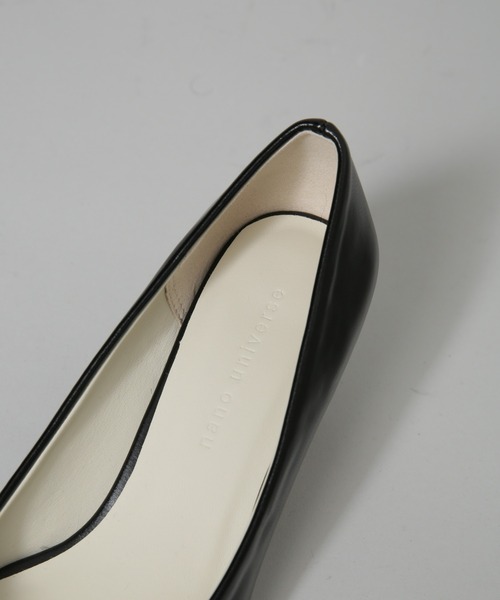 NANO universe（ナノユニバース）の「ローヒールパンプス（パンプス・レディース・ベージュ/ブラック/ライトグリーン・37/36/38）」の10枚目の写真