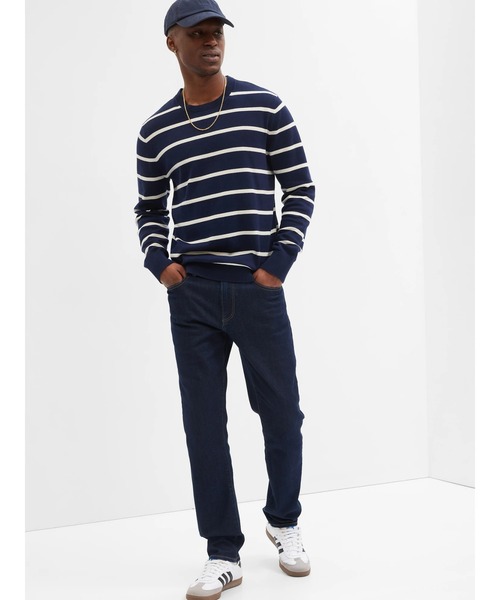 GAP(ギャップ)の「GapFlex ウォッシュウェル ソフトウェア スリムデニムジーンズ(デニムパンツ・メンズ・インディゴブルー・28W 30L/29W 30L/30W 30L/32W 30L/32W 32L/36W 32L/34W 32L/31W 32L/31W 30L/33W 32L)」の2枚目の写真