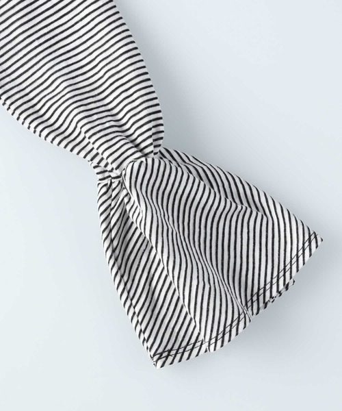 BACK NUMBER(バックナンバー)の「【BACK NUMBER】フレアスリーブ長袖Tシャツ(Tシャツ/カットソー・レディース・オフホワイト/ブラック/ブラック×ホワイト/ホワイト×ブラック・LARGE/SMALL/MEDIUM/XL)」の7枚目の写真