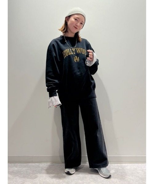 BACK NUMBER(バックナンバー)の「【BACK NUMBER】フレアスリーブ長袖Tシャツ(Tシャツ/カットソー・レディース・オフホワイト/ブラック/ブラック×ホワイト/ホワイト×ブラック・LARGE/SMALL/MEDIUM/XL)」の18枚目の写真