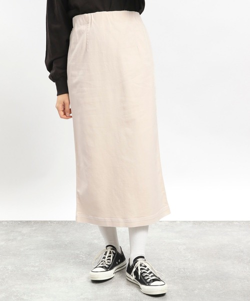 GLOBAL WORK Smile Seed Store（グローバルワーク スマイルシードストア）の「デニムＩラインスカート/977006（デニムスカート・レディース・ブルー系その他3/ブラック/アイボリー/ブルー系その他5・SMALL/MEDIUM/X-LARGE/LARGE）」の2枚目の写真