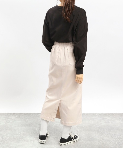 GLOBAL WORK Smile Seed Store（グローバルワーク スマイルシードストア）の「デニムＩラインスカート/977006（デニムスカート・レディース・ブルー系その他3/ブラック/アイボリー/ブルー系その他5・SMALL/MEDIUM/X-LARGE/LARGE）」の18枚目の写真