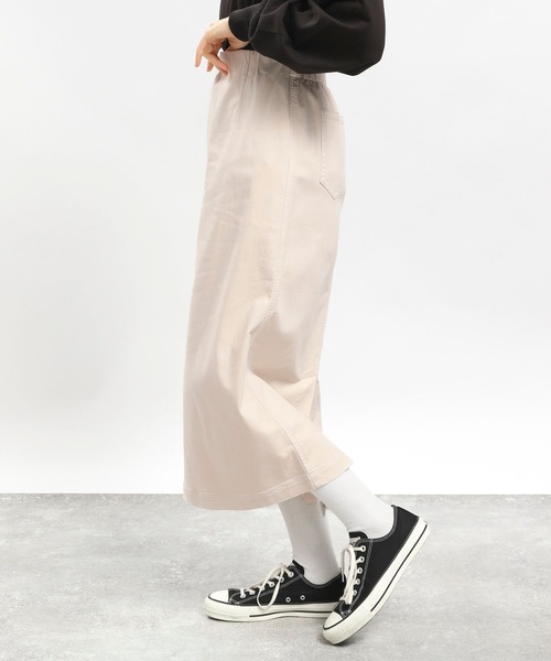 GLOBAL WORK Smile Seed Store（グローバルワーク スマイルシードストア）の「デニムＩラインスカート/977006（デニムスカート・レディース・ブルー系その他3/ブラック/アイボリー/ブルー系その他5・SMALL/MEDIUM/X-LARGE/LARGE）」の15枚目の写真