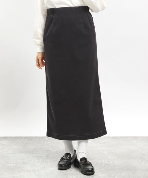 GLOBAL WORK Smile Seed Store（グローバルワーク スマイルシードストア）の「デニムＩラインスカート/977006（デニムスカート・レディース・ブルー系その他3/ブラック/アイボリー/ブルー系その他5・SMALL/MEDIUM/X-LARGE/LARGE）」の12枚目の写真