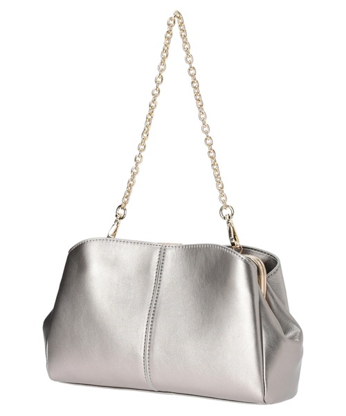 YECCA VECCA(イェッカヴェッカ)の「2wayチェーンバッグ(クラッチバッグ・レディース・ブラック/ライトベージュ/シルバー系その他・FREE)」の10枚目の写真