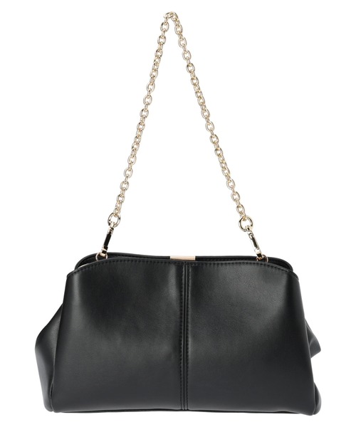 YECCA VECCA(イェッカヴェッカ)の「2wayチェーンバッグ(クラッチバッグ・レディース・ブラック/ライトベージュ/シルバー系その他・FREE)」の7枚目の写真