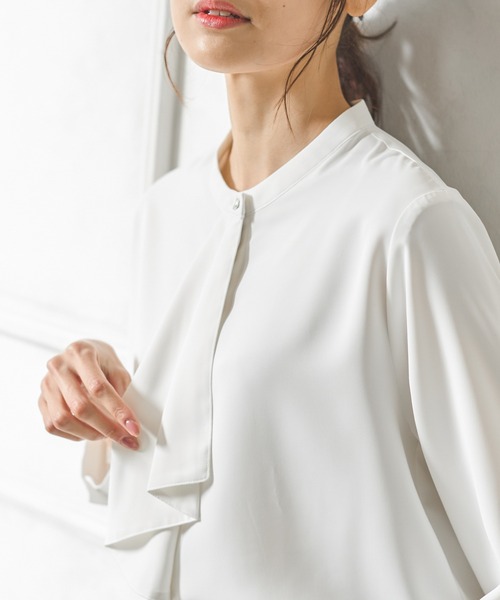 8分袖ボウタイブラウス（シャツ/ブラウス）｜Honeys（ハニーズ）の