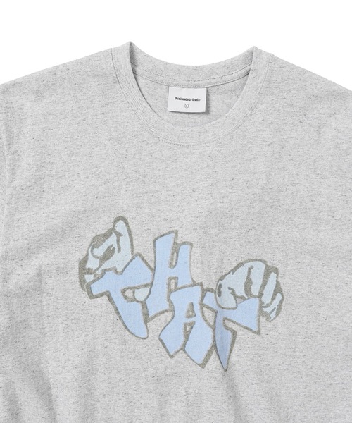 thisisneverthat（ディスイズネバーザット）の「THAT Hands Tee（Tシャツ/カットソー・メンズ・ヘザーグレー/パープル/ホワイト・S/M/L/XL）」の7枚目の写真