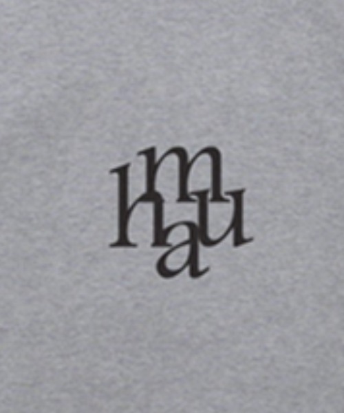 muahmuah(ムーアムーア)の「A'GEM/9 × .kom『muah muah/ムーアムーア』MUAH CIRCLE LOGO OVERFIT HOODIE/サークルロゴオーバーフィットフーディーパーカー(パーカー・レディース・アイボリー/ブラック/ライトブルー/グレー・FREE)」の14枚目の写真