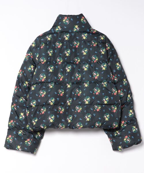 SANSeLF(サンセルフ)の「スモールフラワーパターンダウンジャケット【SANSeLF】sanw24a008(ダウンジャケット/コート・レディース・ブラック/ブルー・FREE)」の21枚目の写真