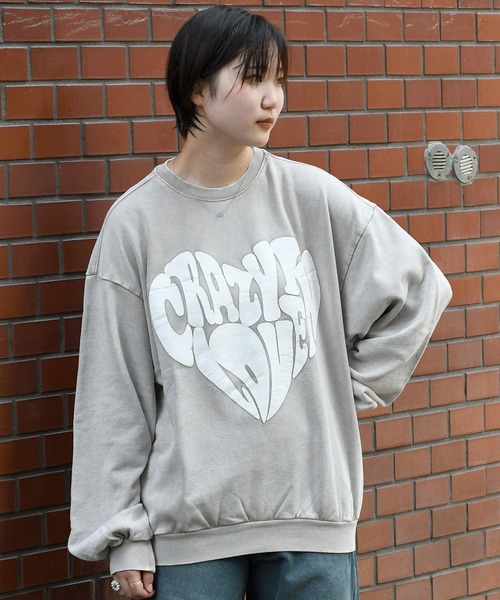 THE STONE SESSION 後染め トレーナー　サイズXL THE STONE SESSION トレーナー 後染め サイズXL