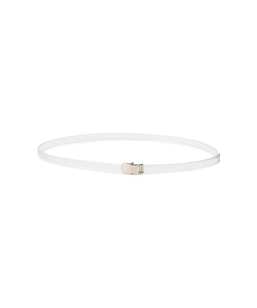 BEAMS BOY(ビームスボーイ)の「PIKE / 15mm クリア ベルト(ベルト・レディース・オレンジ/ピンク/ブラック/ブルー/ホワイト・ONE SIZE)」の2枚目の写真