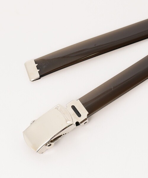 BEAMS BOY(ビームスボーイ)の「PIKE / 15mm クリア ベルト(ベルト・レディース・オレンジ/ピンク/ブラック/ブルー/ホワイト・ONE SIZE)」の10枚目の写真