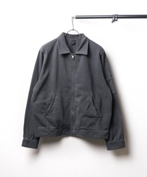 B.I.D.（ビーアイディー）の「《ピグメント加工　裏毛スウェットZIPジャケット（ブルゾン）」