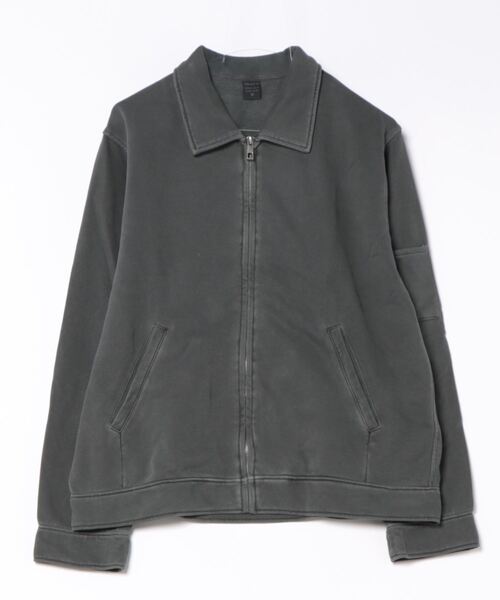 セール】《ピグメント加工 裏毛スウェットZIPジャケット