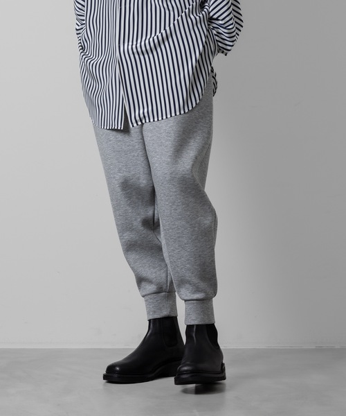 ato（アトウ）の「AIR CUSHION SWEAT  PANTS（スウェットパンツ・メンズ・ブラック/トップグレー・44/46/48）」の3枚目の写真