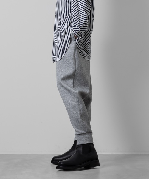 ato（アトウ）の「AIR CUSHION SWEAT  PANTS（スウェットパンツ・メンズ・ブラック/トップグレー・44/46/48）」の6枚目の写真