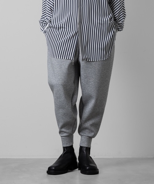 ato（アトウ）の「AIR CUSHION SWEAT  PANTS（スウェットパンツ・メンズ・ブラック/トップグレー・44/46/48）」の7枚目の写真