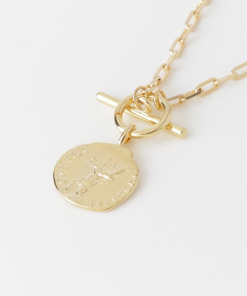 URBAN RESEARCH ROSSO WOMEN（アーバンリサーチ　ロッソ）の「コインネックレス（ネックレス・レディース・ゴールド・FREE）」の5枚目の写真