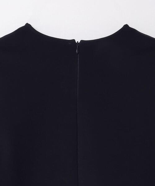 LANVIN en Bleu(ランバンオンブルー)の「プリーツヘムコンビカットソー(Tシャツ/カットソー・レディース・ネイビー/ブラック・38)」の5枚目の写真