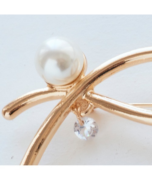 RUIRUE BOUTIQUE（ルイルエブティック）の「ウェーブパールブローチ（ブローチ/コサージュ・レディース・ゴールド/シルバー・FREE）」の7枚目の写真