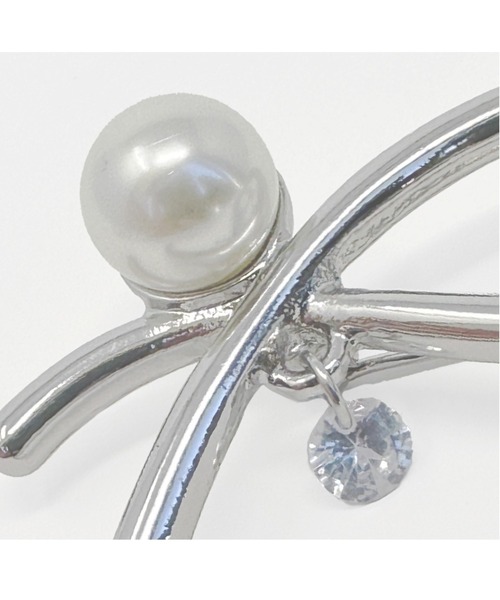 RUIRUE BOUTIQUE（ルイルエブティック）の「ウェーブパールブローチ（ブローチ/コサージュ・レディース・ゴールド/シルバー・FREE）」の9枚目の写真