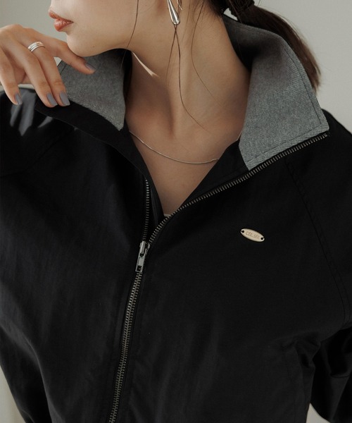 CE'E_SE'E(シーシー)の「クロップドナイロンブルゾン(ブルゾン・レディース・ブラック/ベージュ・FREE)」の12枚目の写真