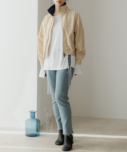 CE'E_SE'E(シーシー)の「クロップドナイロンブルゾン(ブルゾン・レディース・ブラック/ベージュ・FREE)」の20枚目の写真