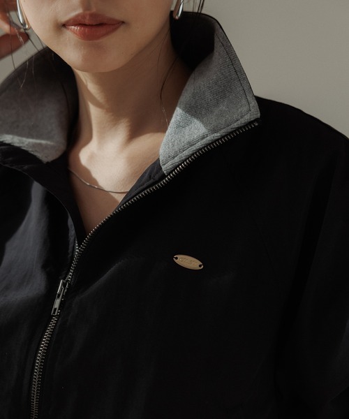 CE'E_SE'E(シーシー)の「クロップドナイロンブルゾン(ブルゾン・レディース・ブラック/ベージュ・FREE)」の11枚目の写真