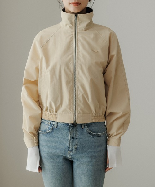 CE'E_SE'E(シーシー)の「クロップドナイロンブルゾン(ブルゾン・レディース・ブラック/ベージュ・FREE)」の15枚目の写真