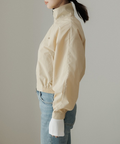 CE'E_SE'E(シーシー)の「クロップドナイロンブルゾン(ブルゾン・レディース・ブラック/ベージュ・FREE)」の16枚目の写真