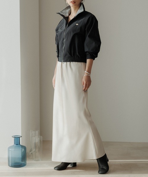 CE'E_SE'E(シーシー)の「クロップドナイロンブルゾン(ブルゾン・レディース・ブラック/ベージュ・FREE)」の14枚目の写真