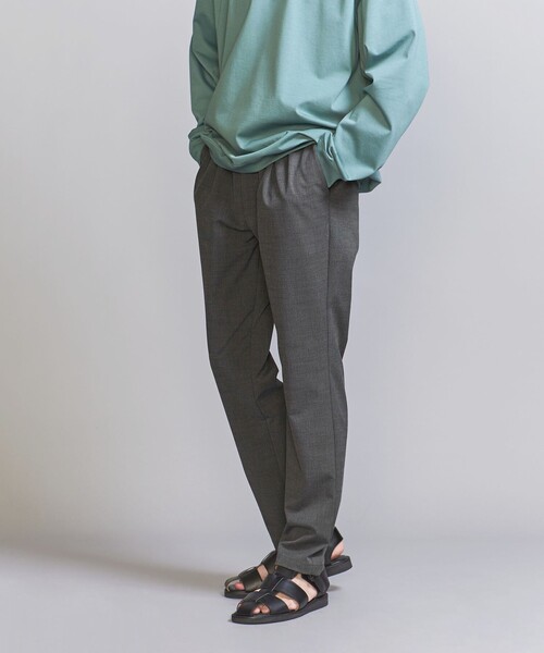 BEAUTY&YOUTH UNITED ARROWS（ビューティーアンドユースユナイテッドアローズ）の「ドライ TR スラブ 1P イージー パンツ -ストレッチ-（その他パンツ・メンズ・ネイビー/グレー/モカ/ブラック・S/XL/L/M）」の2枚目の写真