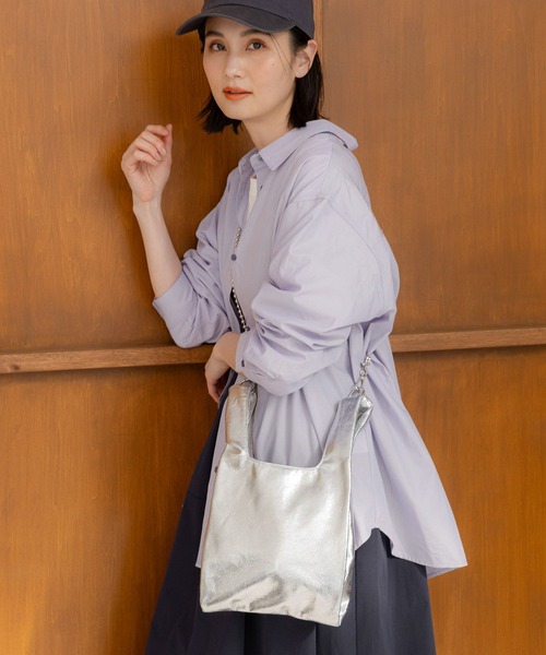 LAKOLE(ラコレ)の「ミニ2WAYチェーンショルダーバッグ / 104948(ショルダーバッグ・レディース・ホワイト/ブラック/ピンク/シルバー/ブラック系8/グリーン・FREE)」の6枚目の写真