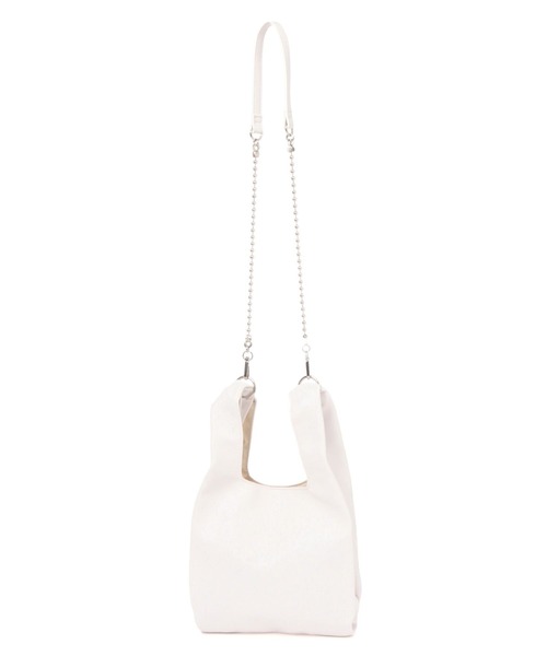 LAKOLE(ラコレ)の「ミニ2WAYチェーンショルダーバッグ / 104948(ショルダーバッグ・レディース・ホワイト/ブラック/ピンク/シルバー/ブラック系8/グリーン・FREE)」の14枚目の写真